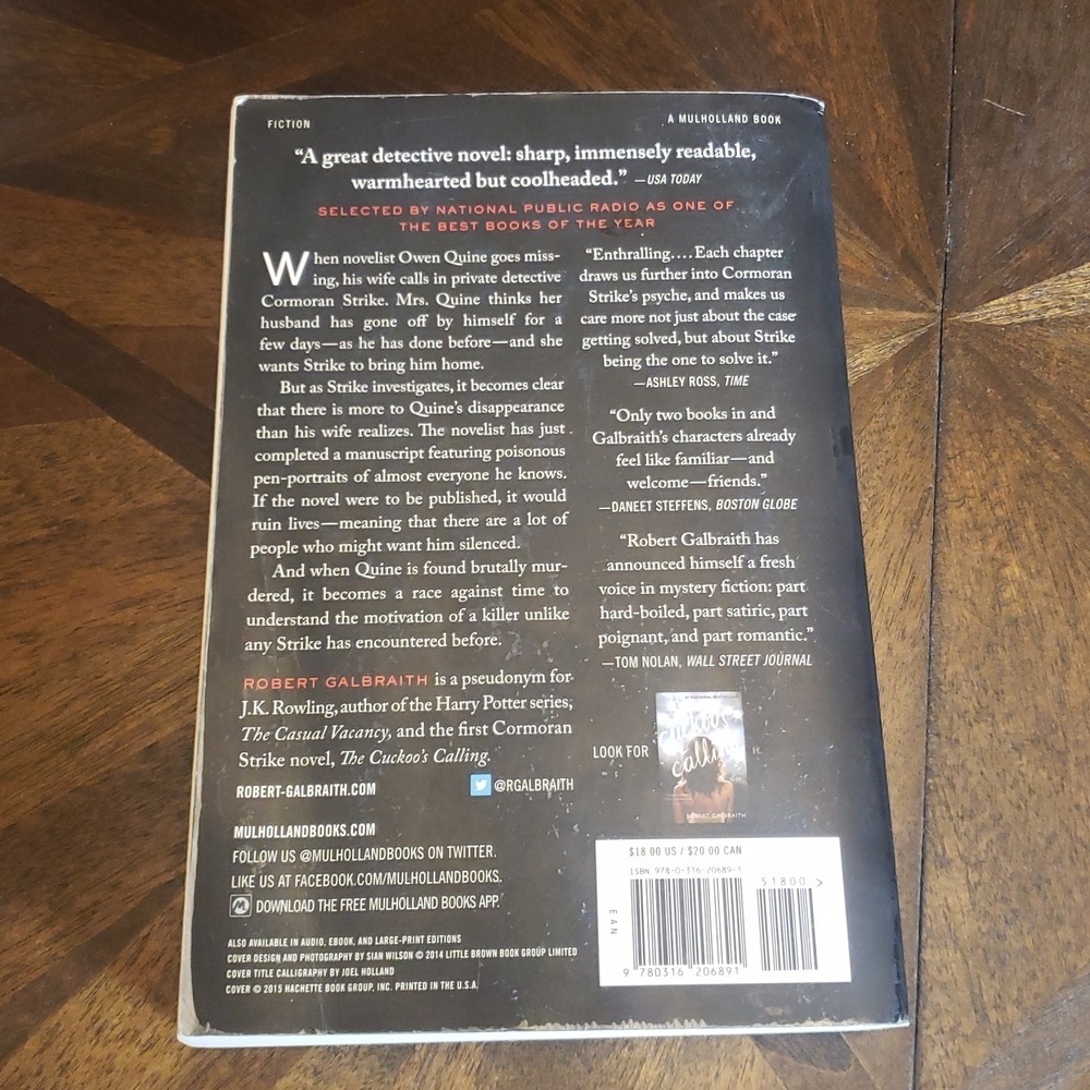 Robert Galbraith Book Set - Black and Red Covers - Picture 9 of 12